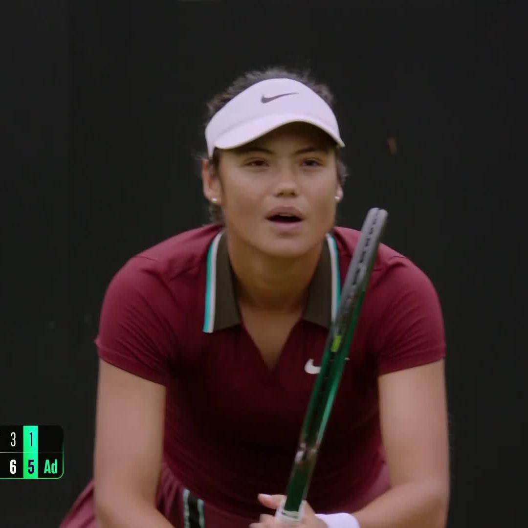 She dropped the racquet like she won the trophy 🏆 No. She battled to beat the world number 64.🫣