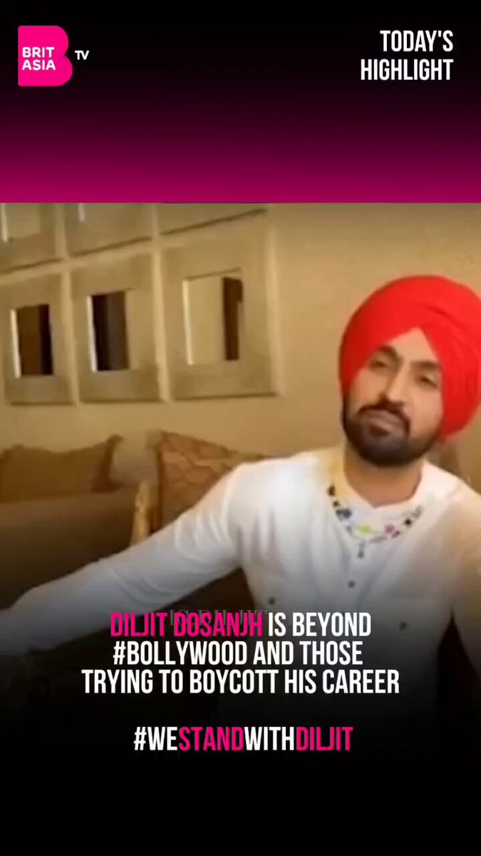 BritAsia News | #diljitdosanjh is beyond #Bollywood and no matter how many people try to silence or boycott him, his determination will always transpire. #WeStandWithDiljit #Sardaarji #Film #News