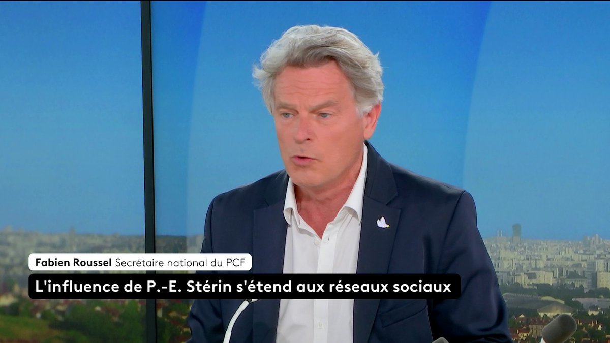 🔴 🗣 “Cet homme est dangereux“, déclare Fabien Roussel, secrétaire national du PCF, à propos de Pierre-Édouard Stérin, milliardaire conservateur proche de l’extrême droite.