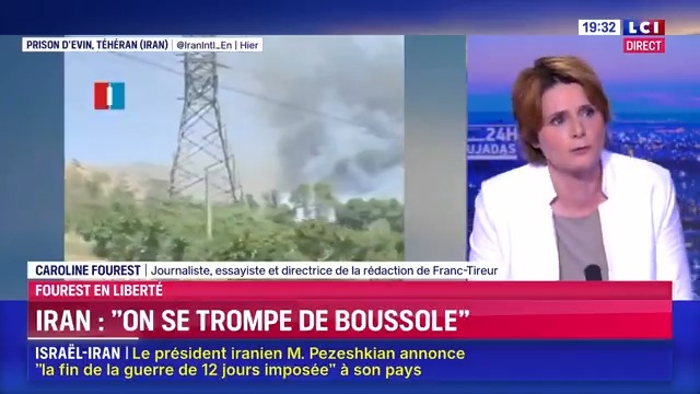 FOUREST EN LIBERTÉ. ▶️#Iran - “On se trompe de boussole” : “Le Droit, sans un équilibre des forces, ça n’a jamais existé. L’ordre international n’a jamais été que du Droit sans rapport de force.” Caroline Fourest #24hPujadas #LCI #La15 ⤵️