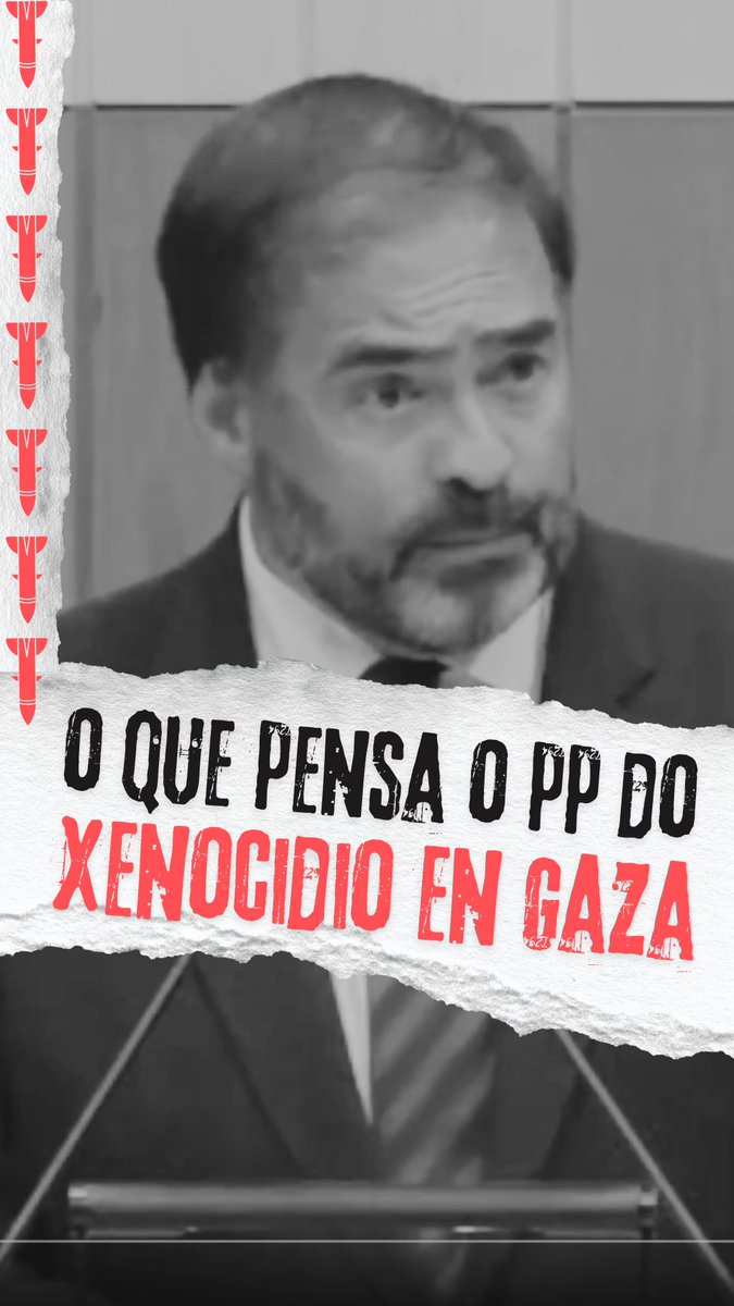 🇵🇸 Isto é o que o PP pensa sobre o xenocidio en Gaza.