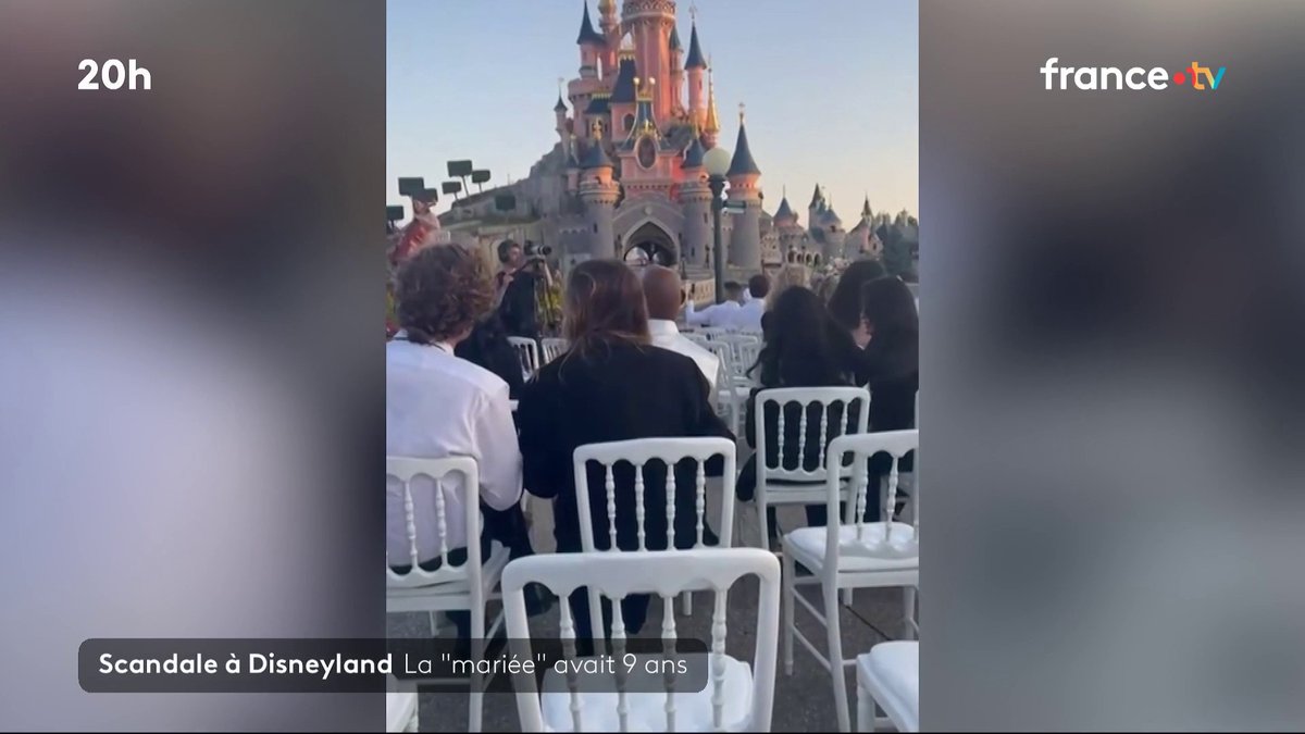 💍🔴 Faux mariage à Disneyland : un Britannique de 39 ans arrêté et écroué pour escroquerie. Il jouait le rôle du marié et sa fiancée était une petite fille de 9 ans. Il avait déjà été condamné pour infractions sexuelles sur mineurs. #JT20h
