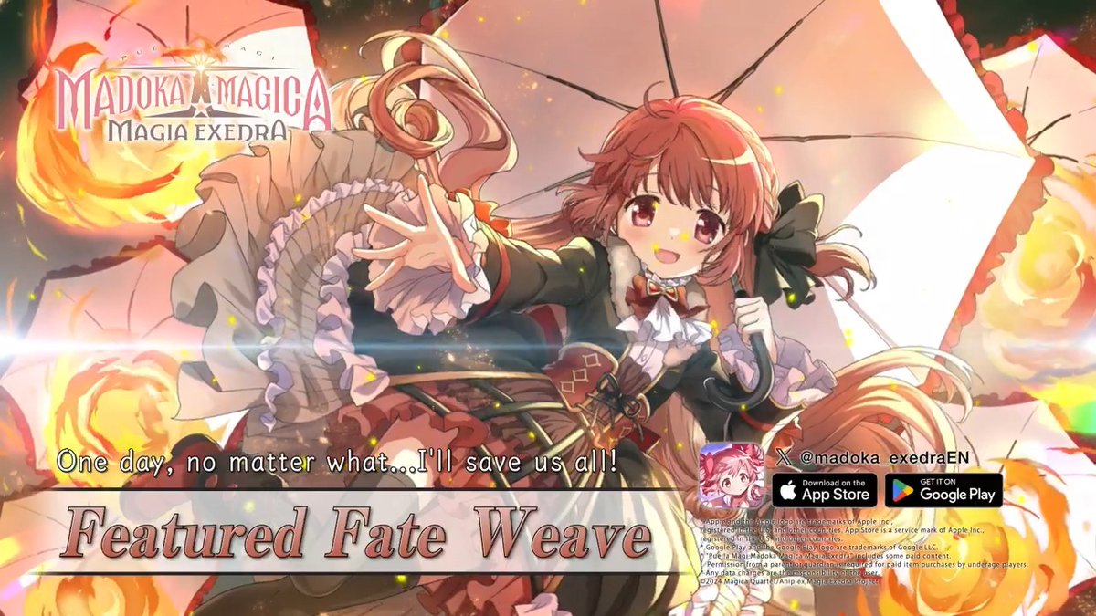 ━━━━━━━━━━━ Touka Satomi (VA: #RieKugimiya) arrives 6/26 (Thu) 12:00 (UTC+9)! ━━━━━━━━━━━ New 5★ Kioku [Neo Genesis] Touka Satomi "Our goal was simple: A world without Witches." #PuellaMagiMadokaMagica #madoka_exedra