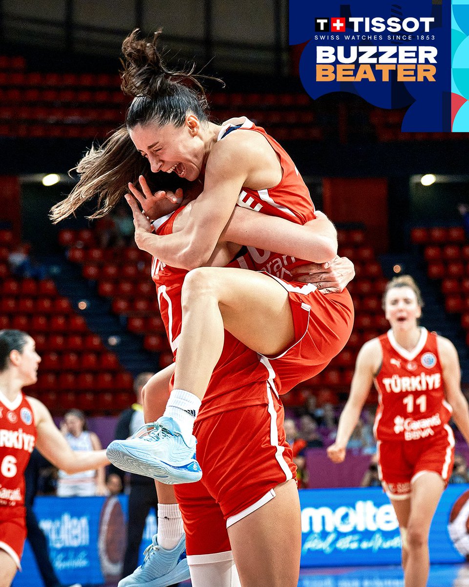 HOW SHE SENT IT TO OVERTIME 🎯 #TissotBuzzerBeater | #EuroBasketWomen