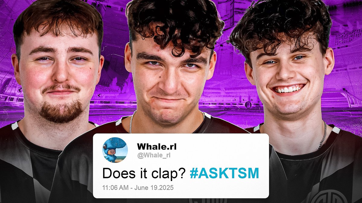 ASK TSM ROCKET LEAGUE IS LIVE 🗣️ The boys in black-and-white sat down to answer YOUR questions before the Raleigh Major!