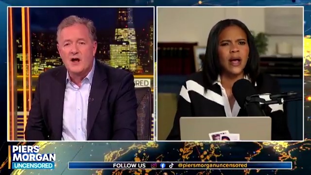 "America would like OFF this crazy train!" Watch more of Candace Owens discussing war with Iran with Piers Morgan 👇 📺 Piers Morgan | Candace Owens