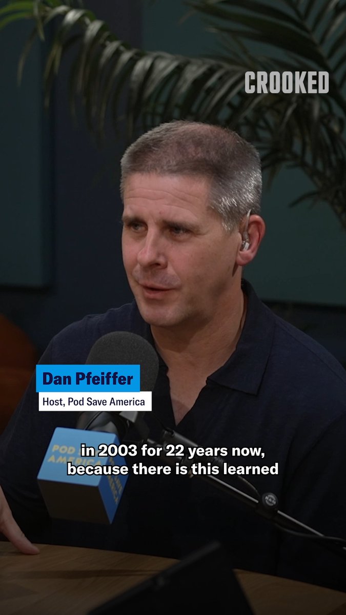 "Just be forceful and strong and unequivocal about why what Trump is doing is wrong." –Dan Pfeiffer