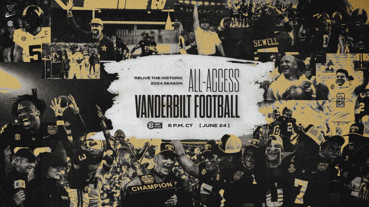 Commodore Nation, it’s almost time. The all-access special premieres tonight at 6 p.m. CT on SEC Network! Get ready with the trailer below ⬇️
