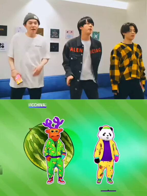 CON CALMA ft yoongi, Jin and Jimin