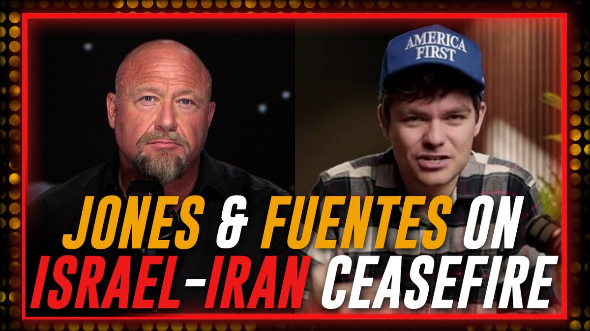 Israel Attempts To Sabotage Trump's Ceasefire, And US Braces For False Flag Attacks As Netanyahu DEMANDS Regime Change In Iran PLUS, Mossad/CIA/Microsoft Bot Farms Publicly Prepare To Censor Anyone Who Questions "Iranian Sleeper Cell Terror Attacks" As Potential False Flags FULL Alex Jones / Nick Fuentes Deep Dive Interview!