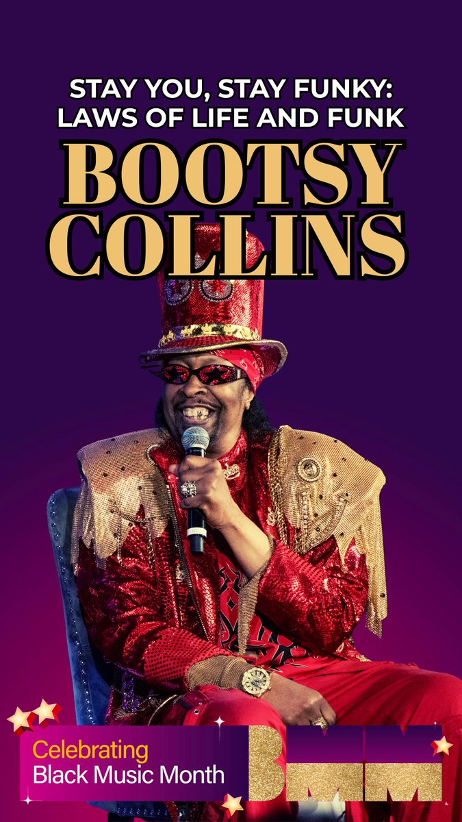 ❤️ Our #BlackMusicMonth celebration continues with more laws of life and funk with the GRAMMY-winning icon, Bootsy Collins. Originality is in the DNA of Black music and artists, and Bootsy is here to remind you that no matter what trend you might follow, that originality will eventually emerge. 🎶 Filmed at the GRAMMY Museum