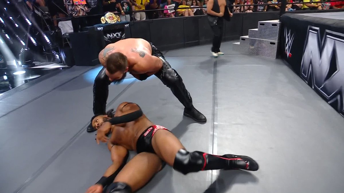 Sheesh! 😳 Trick Williams and Josh Briggs are holding nothing back!! 👊 #WWENXT