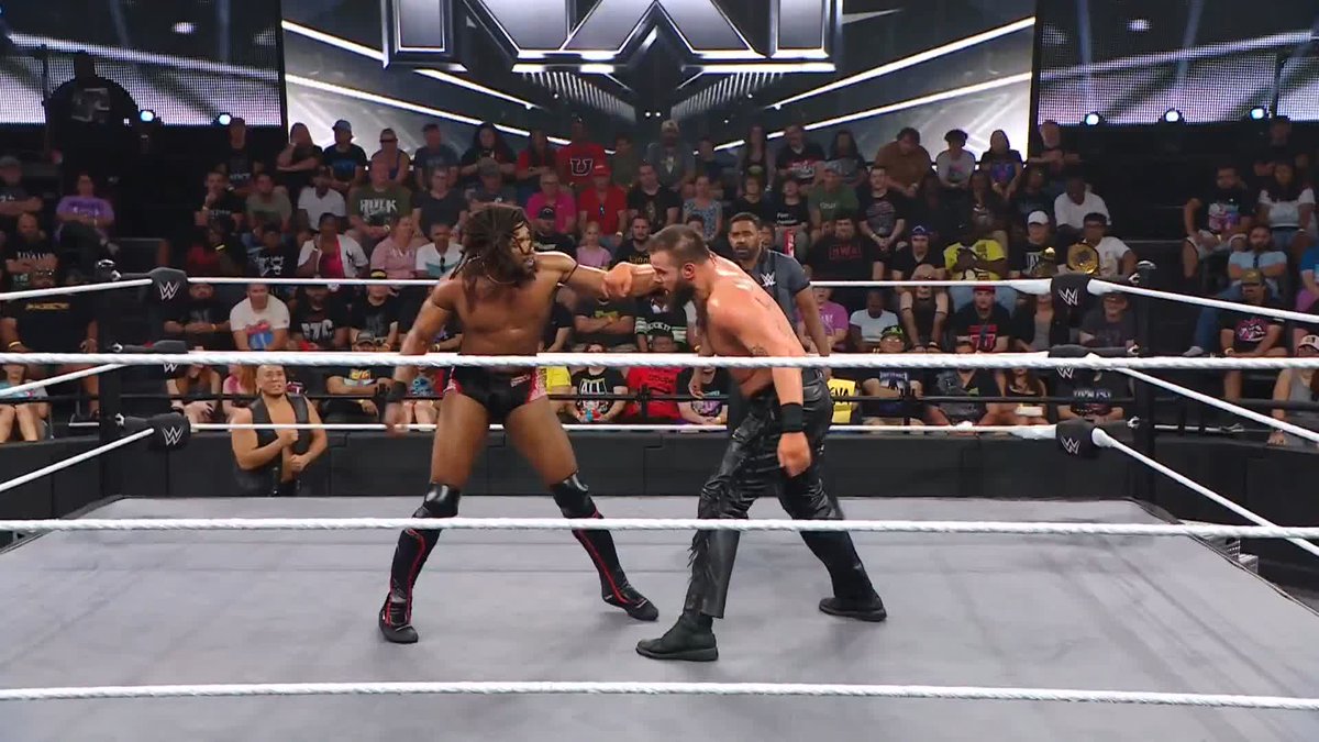 WHAT. A. FINISH. Trick Williams is still the TNA Wrestling World Champion! 😤 #WWENXT
