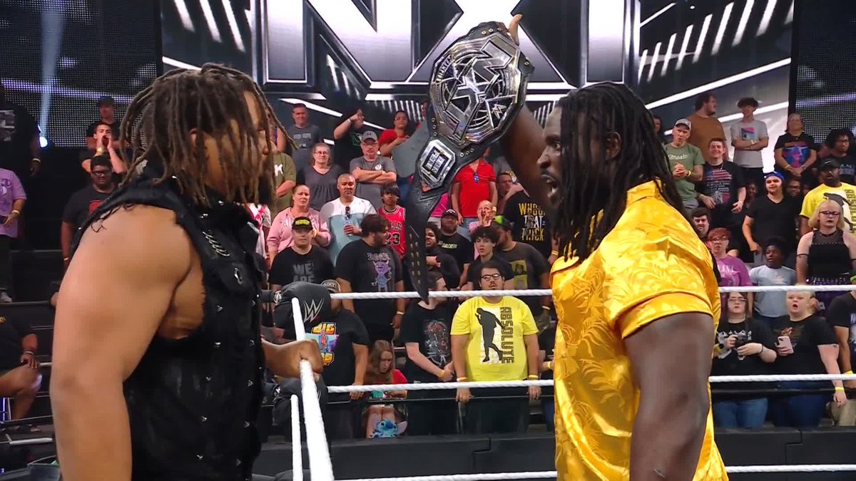 😱 😱 😱 JASPER TROY isn't done with Oba Femi wwe, and just took out Yoshiki Inamura to send a message... #WWENXT