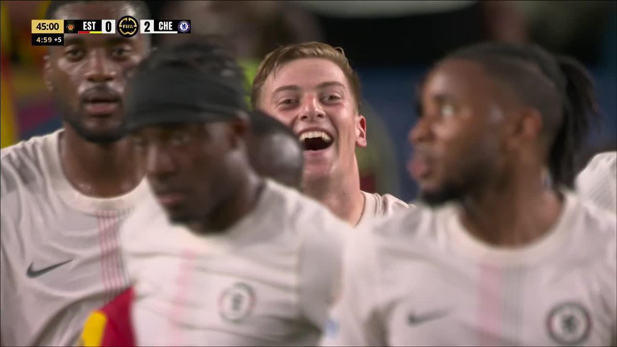 ¡¡SEGUNDA ASISTENCIA DEL PARTIDO PARA ENZO FERNÁNDEZ!! Locura de pelota del argentino para que Liam Delap anote el 2-0 de Chelsea vs. Esperance Tunis en el Mundial de Clubes.