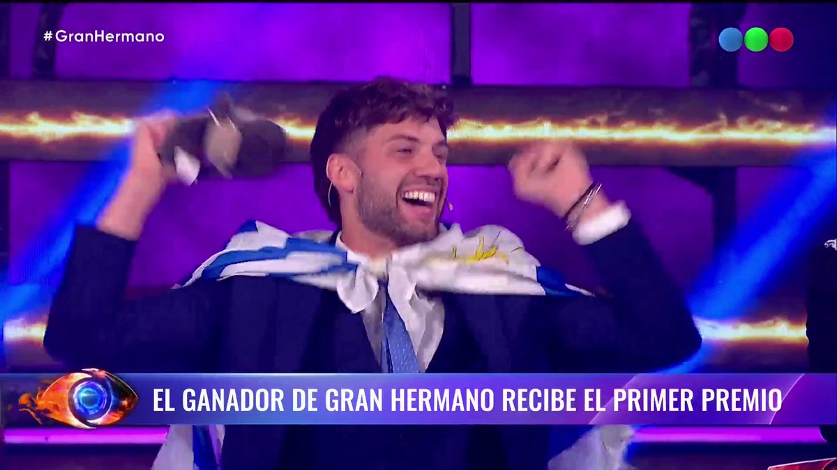¡CON USTEDES… EL GANADOR DE GRAN HERMANO! 🏆🎉 TATO se consagró campeón de esta edición 🙌 👁️ Reviví el gran final de #GranHermano en