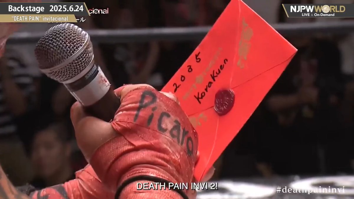 .EL DESPERADO 葛西純 #pw_freedoms "DEATH PAIN" invitacional (June.24st, 2025) Backstage comments! Watch FREE｜無料公開中 ⇒ From the profile URL｜「NJPW WORLD」で検索 6/24(火) #deathpaininvi のBSコメントを #NJPWWORLD で無料公開中! #NJPW