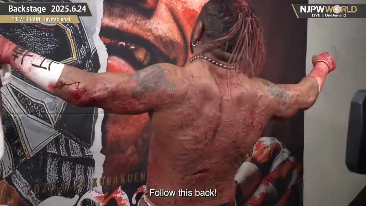.葛西純 #pw_freedoms "DEATH PAIN" invitacional (June.24st, 2025) Backstage comments! Watch FREE｜無料公開中 ⇒ From the profile URL｜「NJPW WORLD」で検索 6/24(火) #deathpaininvi のBSコメントを #NJPWWORLD で無料公開中! #NJPW