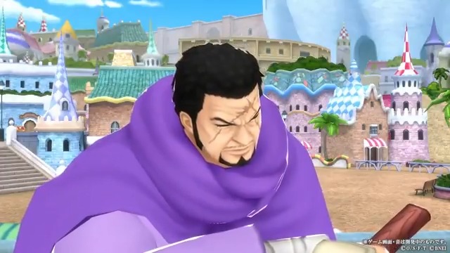 【新キャラ紹介】 ■盲目の剣豪 藤虎 【イッショウ】 白属性/ゲッター 奪取開始時に隕石を落下させ、奪取中の妨害を阻止できるゲッター💥 『試させて貰いやしょう…!!!』で岩に乗ってお宝エリアへ高速移動し、着地時の攻撃で敵を排除しよう! #バウンティラッシュ #ONEPIECE