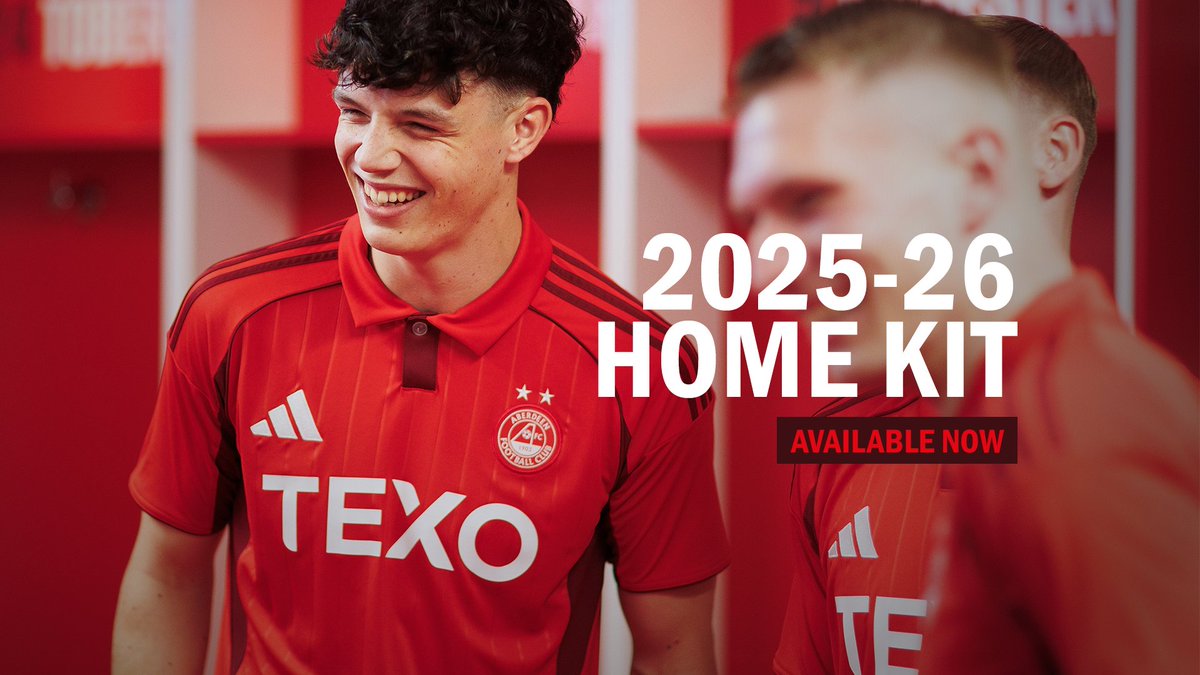 A new look for the Scottish Cup champions 🔴 Our 2025-26 home kit is here ⤵️