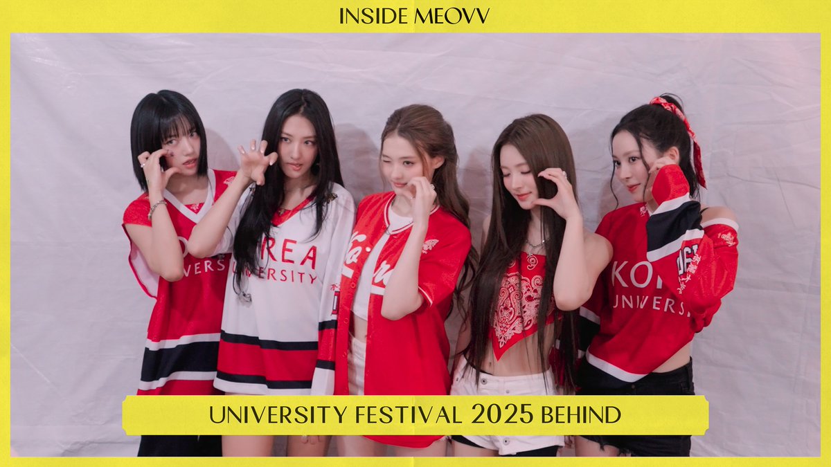 INSIDE MEOVV | UNIVERSITRY FESTIVAL 2025 BEHIND 🔗 #MEOVV #미야오 #INSIDEMEOVV #THEBLACKLABEL #더블랙레이블