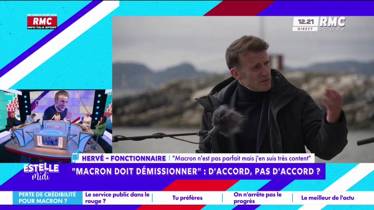 🇫🇷 « Macron doit démissionner » 📞 Hervé : "Le marasme ce sera dans 2 ans... quand Marine Le Pen sera présidente et que LFI sera tous les jours dans la rue pour faire la révolution, là on pourra parler de marasme ! Laissez-nous un président fort et brillant !" #EstelleMidi