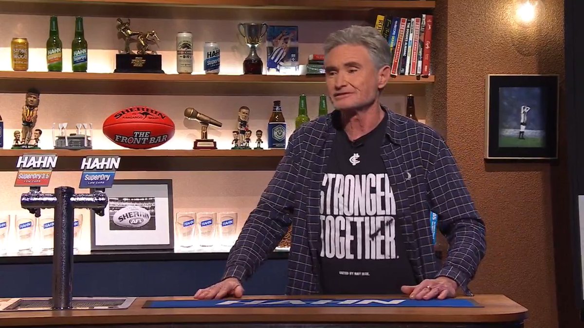 Carlton fans are hurting right now. Hughesyโs put his pain into words, as only he can ๐๐ฅ๐ฎโ๐จ #TheFrontBar | Wednesday | 8.30pm AEST ๐บ