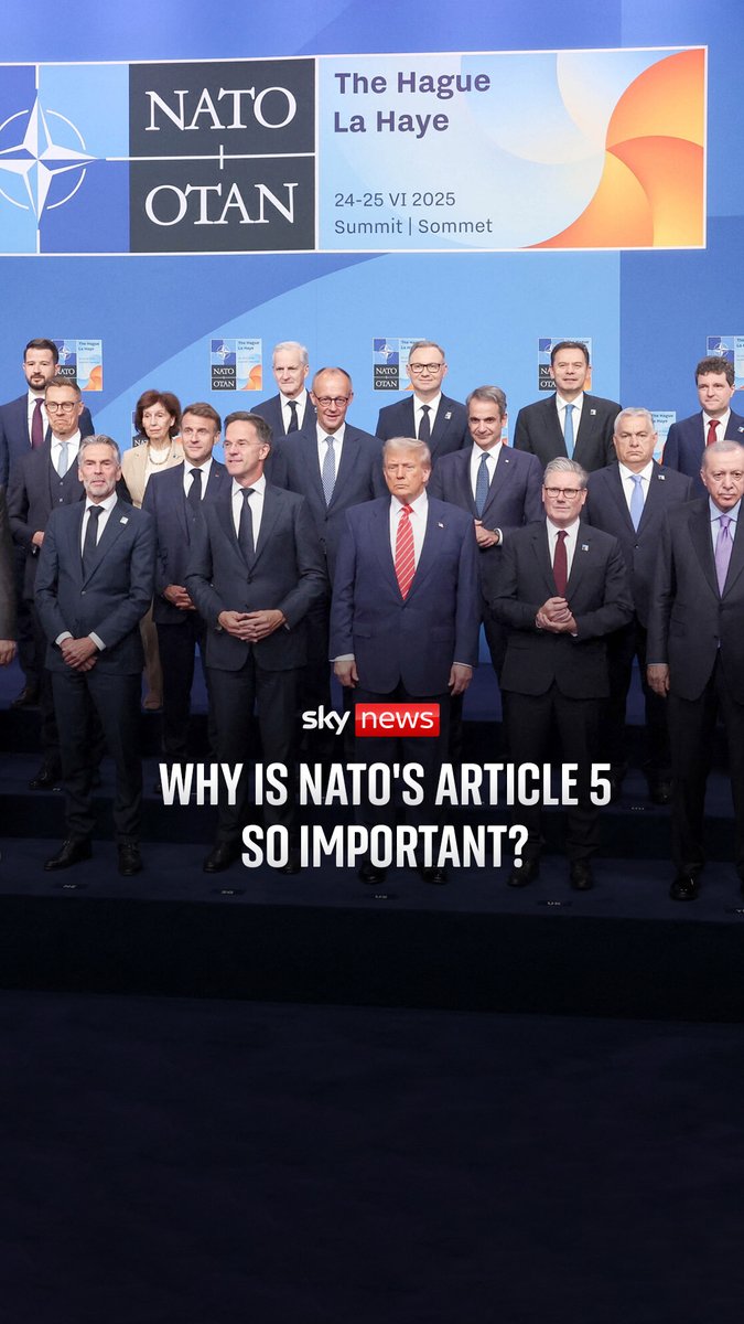 Donald Trump argued there are 'numerous definitions' of what Article 5 means, causing 'real concern' among leaders at the NATO summit. Sky's Deborah Haynes breaks down why it's so important Read more: