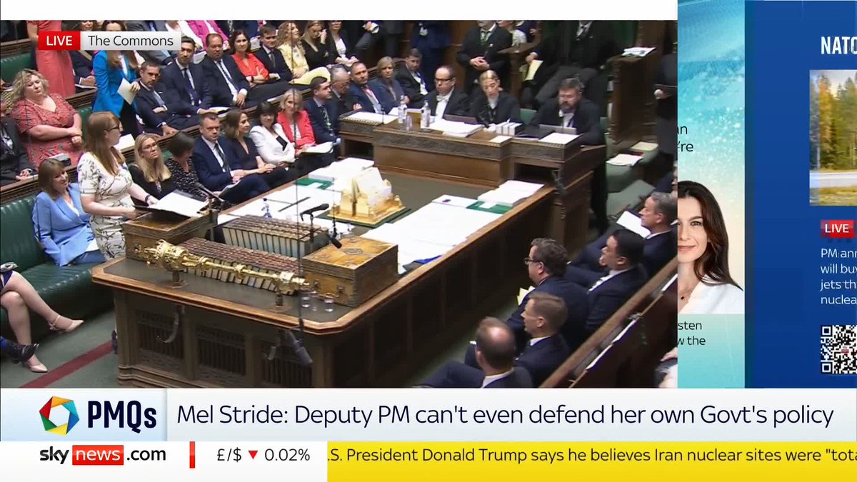 'Businesses have been put on notice - tax rises are coming' Shadow Chancellor Mel Stride asks Angela Rayner about projected council tax rises. She responds that council tax rose "every single year" under the Tory government.