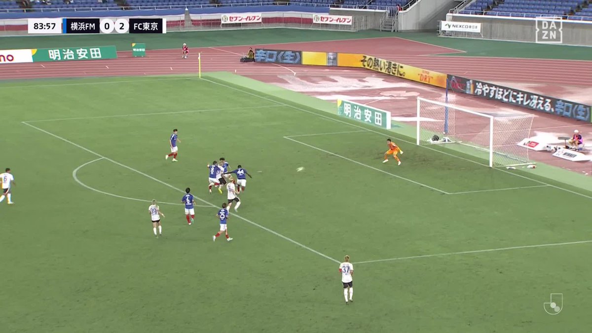#モーメントブースター でシェアして盛り上がれ!​ ⚽️ゴール (83:58) 👟長倉 幹樹​​ 🆚Yokohama F. Marinos vs Tokyo ​📺​DAZNでライブ配信中​ #DAZN #FanZone
