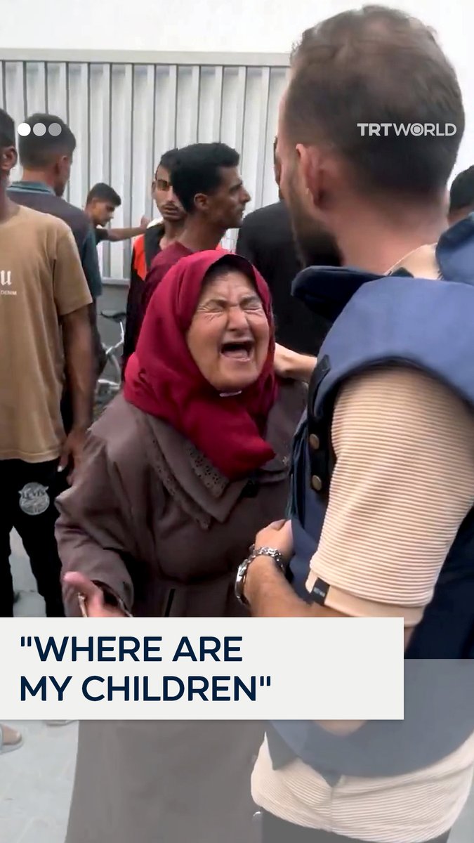 "My children are gone, Palestine is gone." An elderly woman in Gaza breaks down on the ground as she recounts losing her family members, her children, and her home