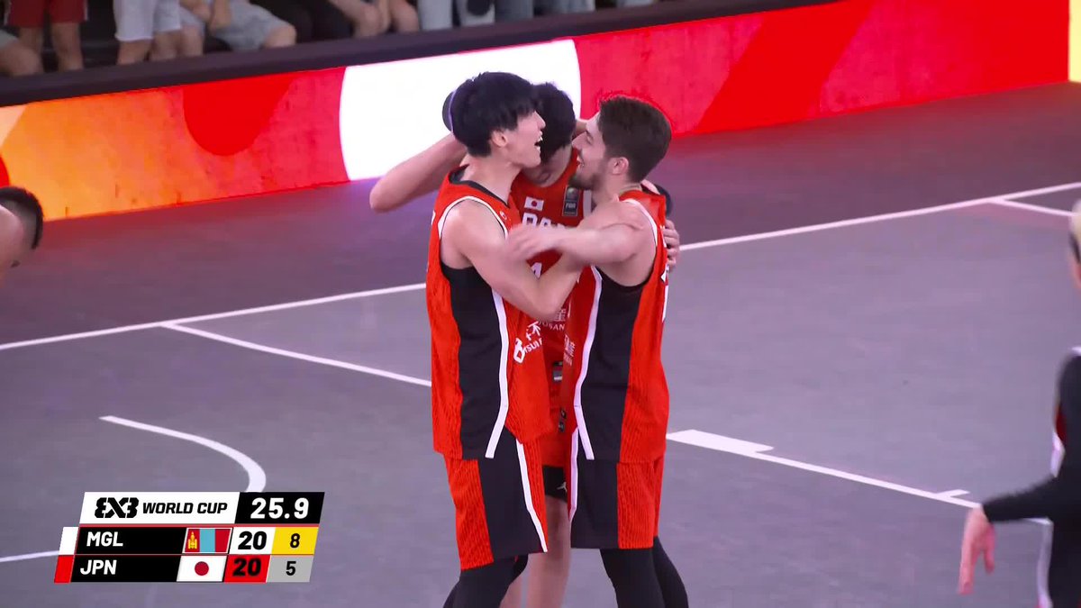 Mongolia battles Japan in an absolute nail biter to end day 3 of the World Cup 🇲🇳🤝 #3x3WC