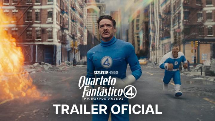 Agora DUBLADO, o trailer final de QUARTETO FANTÁSTICO: PRIMEIROS PASSOS.