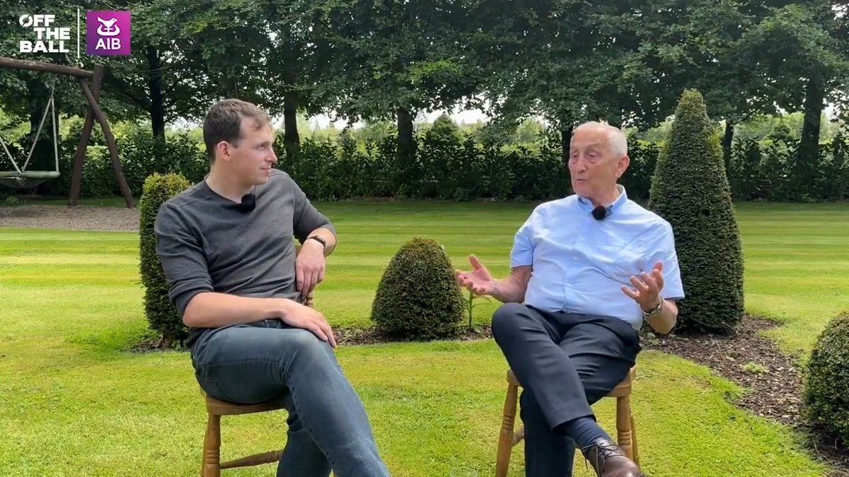 😍 "Hurling is astonishing and I adore Hurling - but Gaelic Football played positively is a joy, it is poetry in motion, it is an art." Spoke with Sean Boylan on the eve of the 2024 All-Ireland SFC Final; it's unlocked & available now on YouTube/Podcast
