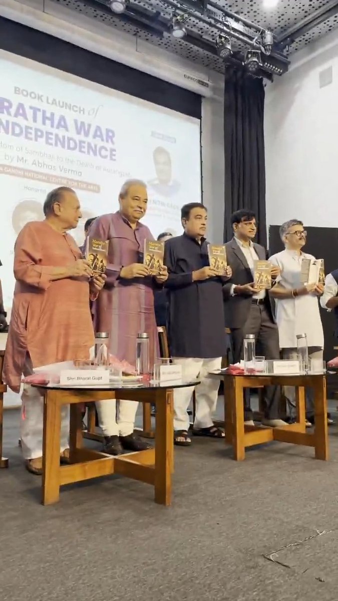 📍𝑵𝒆𝒘 𝑫𝒆𝒍𝒉𝒊 Book launch Program of ‘The Maratha War of Independence’ written by Shri Abhas Verma Ji.