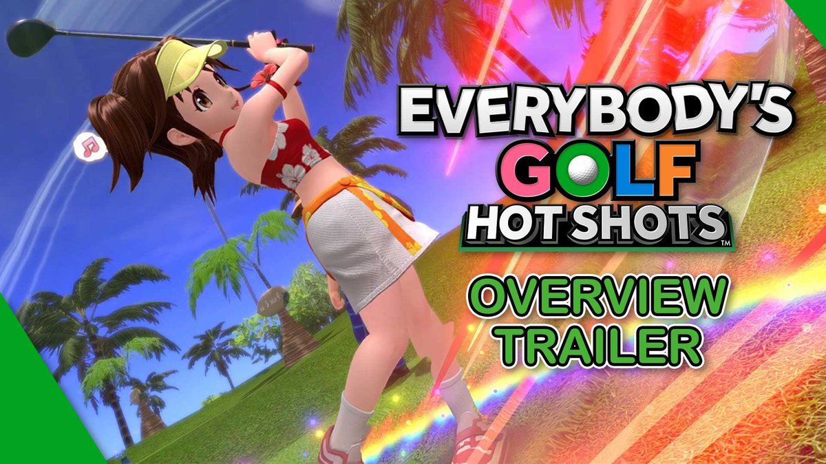 From customization, the largest roster in the series, and helpful caddies to play with, there's so many characters to meet! Plus, challenge tournaments, tour the world, and even putt in a wacky party mode! EVERYBODY'S GOLF HOT SHOTS flies across the fairway on September 5.