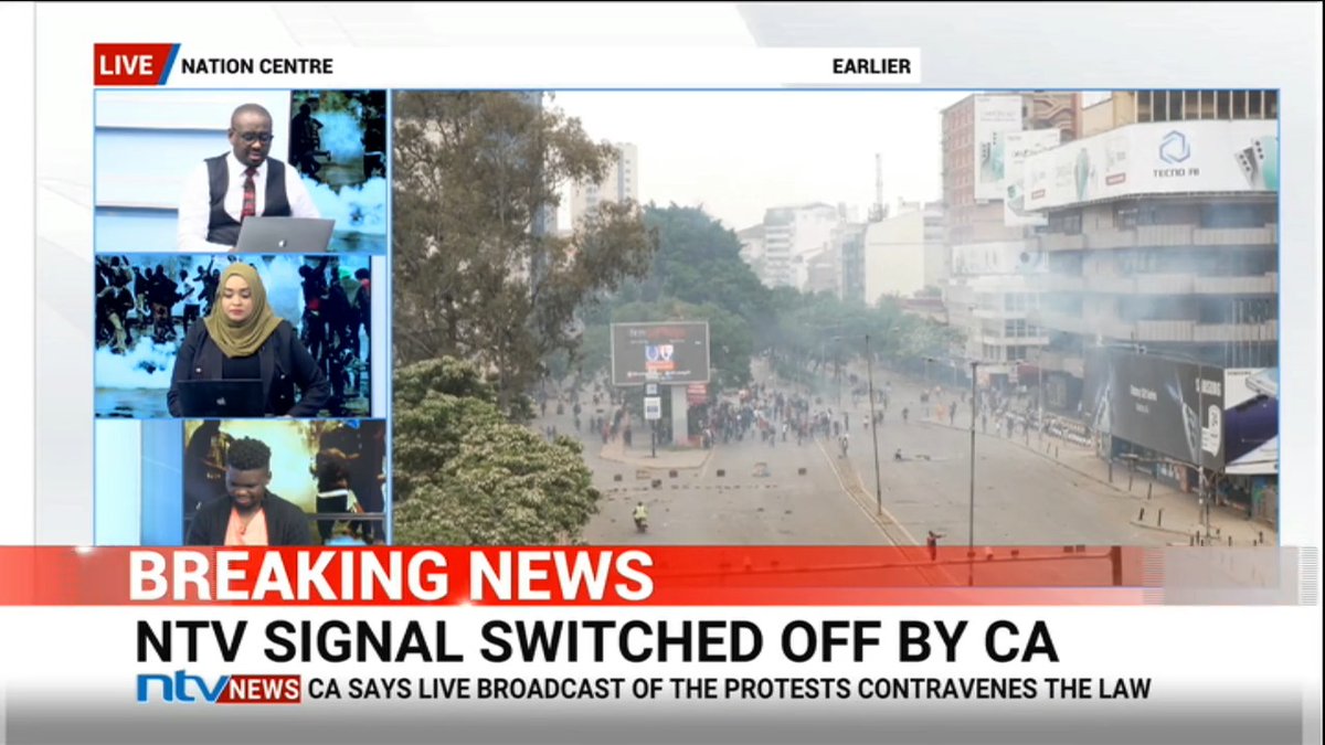 'Do not meet peaceful protests with force,' former CS Matiang'i tells police #June25Protests Number8, the poet Zainab Ismail