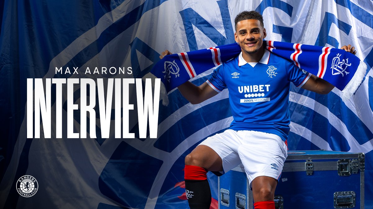 🎙️ Watch our exclusive first interview with Max Aarons as he spoke to RangersTV after joining the club.