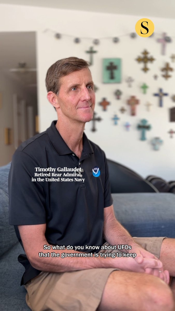 Tim Gallaudet is not alone. Literally, with his five dogs scampering underfoot at his Annapolis home on this particular day, but also cosmically: He believes extraterrestrials fly among us. That Gallaudet is a retired rear admiral of the Navy and former acting and deputy administrator of the National Oceanic and Atmospheric Administration, or NOAA, arguably adds credence to a belief that, while not uncommon, tends to draw eye-rolls. Gallaudet has testified before Congress on the subject and is among a group of prominent scientists and former governmental officials pushing for legislation to increase disclosure of videos and other evidence of UFOs, or what is now more officially known as UAPs, for Unidentified Anomalous Phenomena. Read more: 🎥: Karl Merton Ferron, The Baltimore Sun