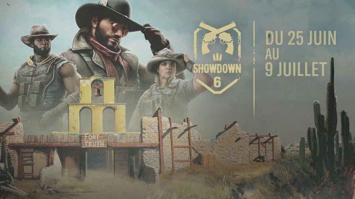 C'est l'heure de prouver que vous êtes le tireur le plus rapide de l'Ouest 🌵 Jouez à l'événement Showdown jusqu'au 9 juillet et obtenez un pack d'événement en lancent le jeu ! 🤠 🔗