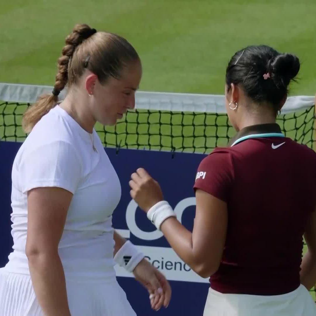 Wishing you a speedy recovery Jelena 💚 Alex Eala advances to the quarterfinals after Ostapenko retires due to injury. #LexusEastbourneOpen