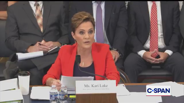 .Kari Lake on the U.S. Agency for Global Media: "They continued to grant journalists and technicians, many from foreign nations, high level security access based on falsified documents and incomplete background checks, phony names, phony social security numbers."