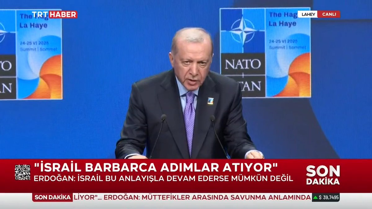 🔴🇹🇷Erdoğan'dan 🇺🇸F-35 açıklaması 🔸Cumhurbaşkanı Erdoğan: "F-35 konusunu görüştük. F-35 konusunda 1 milyar 300-400 milyon dolar ödeme yaptık ve F-35'leri alma noktasında Sayın Trump'ın da iyi niyetli olduğunu gördük."
