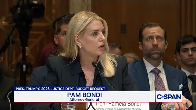 .Senator Jeff Merkley asks whether foreign interests attended a dinner with President Trump who purchased his meme coins. Attorney General Pamela Bondi: "I would think that you would want to talk about the leader of the Sinaloa Cartel who is living in Oregon."