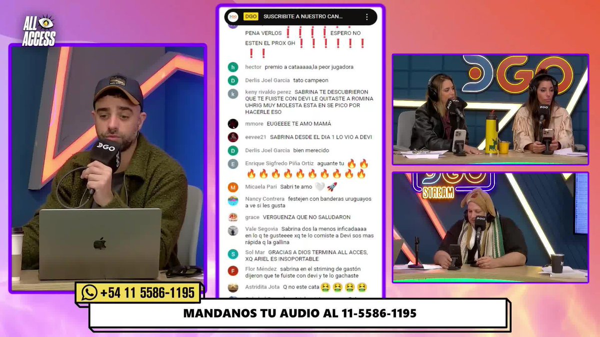 ¡Amiguitos! Se lo agendan porque los 4 finalistas vienen a visitarnos a #AllAccess 💥 🗓️ Jueves 26: EUGENIA 🗓️ Viernes 27: ULISES y LUZ 🗓️ Martes 1: TATO 🏆 #GranHermano #GHxDGO #AllAccessxDGO