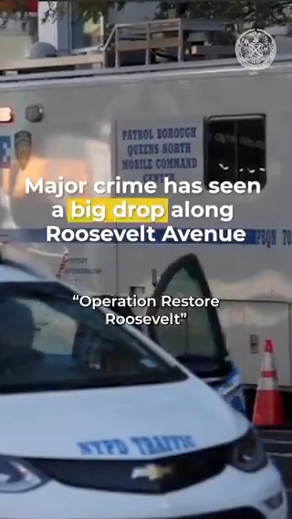 Thanks to "Operation Restore Roosevelt," the Roosevelt Avenue you see today is a MUCH safer place for our families and business owners. This is about making our streets safer, removing illegal guns, shutting down unlawful businesses, and reminding New Yorkers we're staying the course.