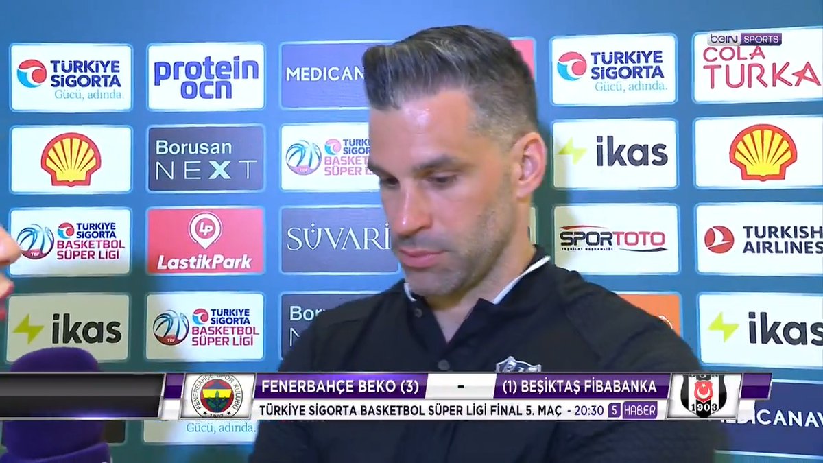 🟡🔵 Fenerbahçe Beko x Beşiktaş Fibabanka ⚫⚪ 🏀 Dev final serisinin beşinci maçı öncesinde, Beşiktaş Fibabanka Başantrenörü Dusan Alimpijevic'in açıklamaları. #beINSPORTS