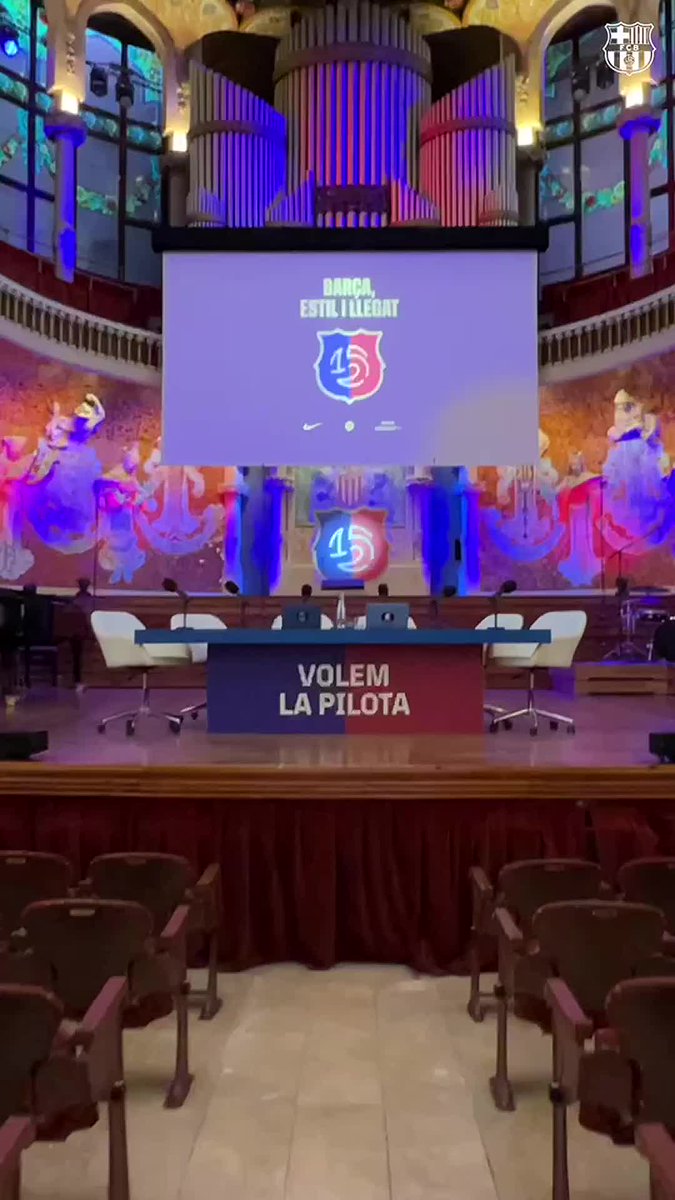 Final episode of the Llotja del 125 โBarรงa, style and legacyโ coming from Palau de la Mรบsica Catalana today!