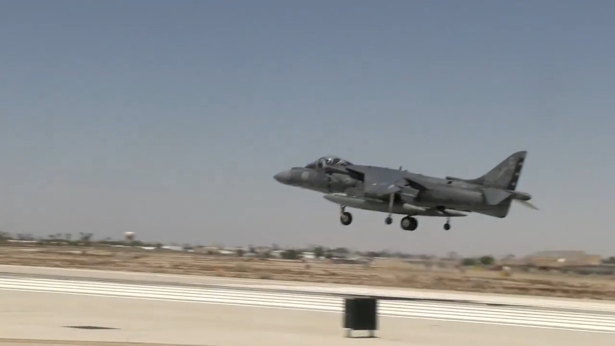 Last week it was the end of the road and last flight for this AV-8B Harrier assigned to MCAS Yuma. I hate seeing these old warriors being put down. 🫡