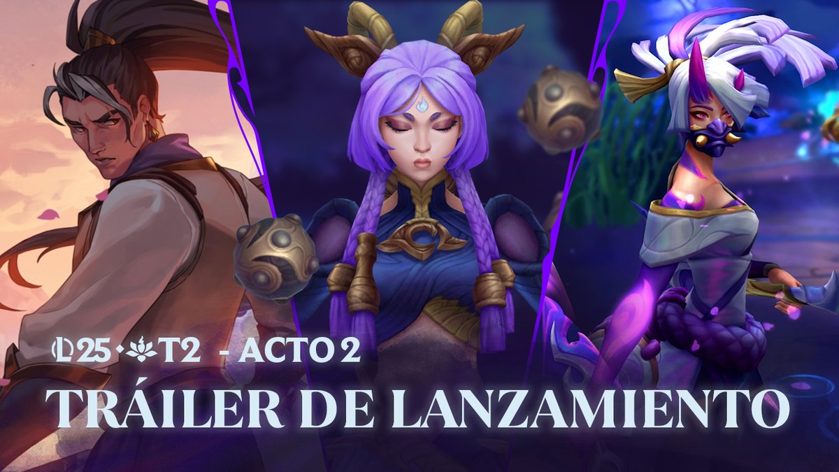 Los reinos convergen y comienza el Acto 2. Disfrutad de la rotación de mapas de ARAM, que incluye el nuevo Paso de Koeshin, aspectos de Florecer espiritual y la nueva campeona Yunara (próximamente).